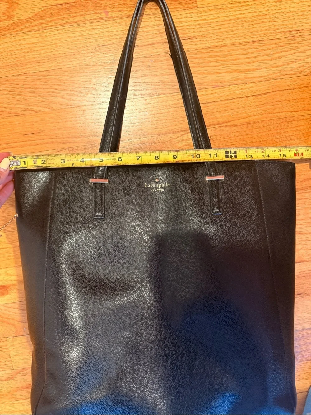 Kate Spade Classic Black Leather Tote
